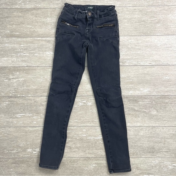 Hudson Girls Distressed Faded Black Skinny Pants Size 12 - Picture 7 of 13